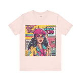 Bold 80s Vintage Tee - Retro Street Style for Women