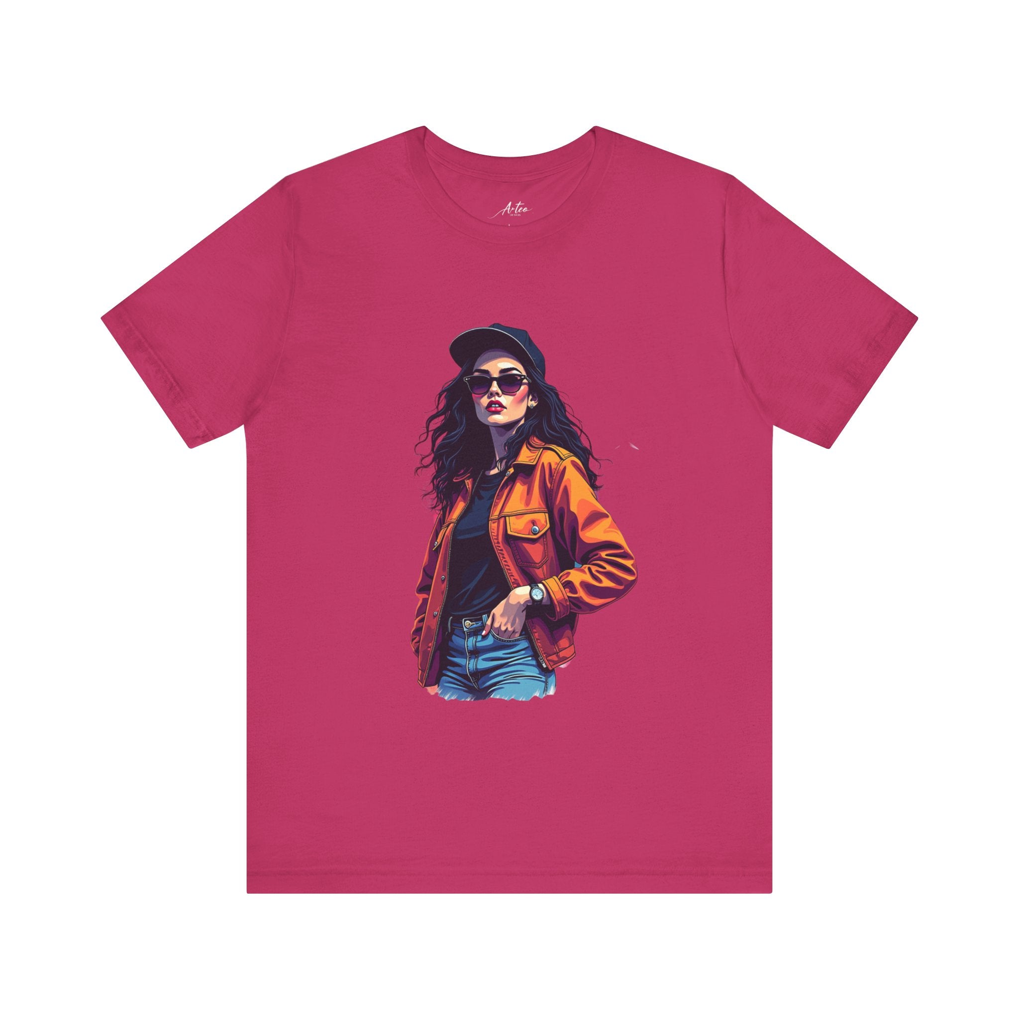 Urban Style T-Shirt – Bold Fashion Illustration Tee