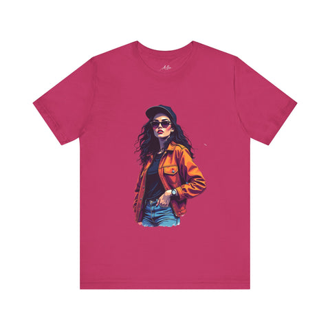 Urban Style T-Shirt – Bold Fashion Illustration Tee