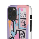 Graffiti Phone Case for Girls: Urban Chic Meets Feminine Sty - Phone Case by Printify | Unique designs from ArteoDesign