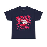 Forever Love Sweatshirt: Heart-Themed Unisex Fashion - T-Shirt by Printify | Unique designs from ArteoDesign