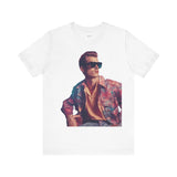 Retro Cool Graphic Tee - Vintage Style Portrait T-Shirt