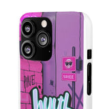 Graffiti Phone Case: Urban Chic for Girls with a Twist - Phone Case by Printify | Unique designs from ArteoDesign