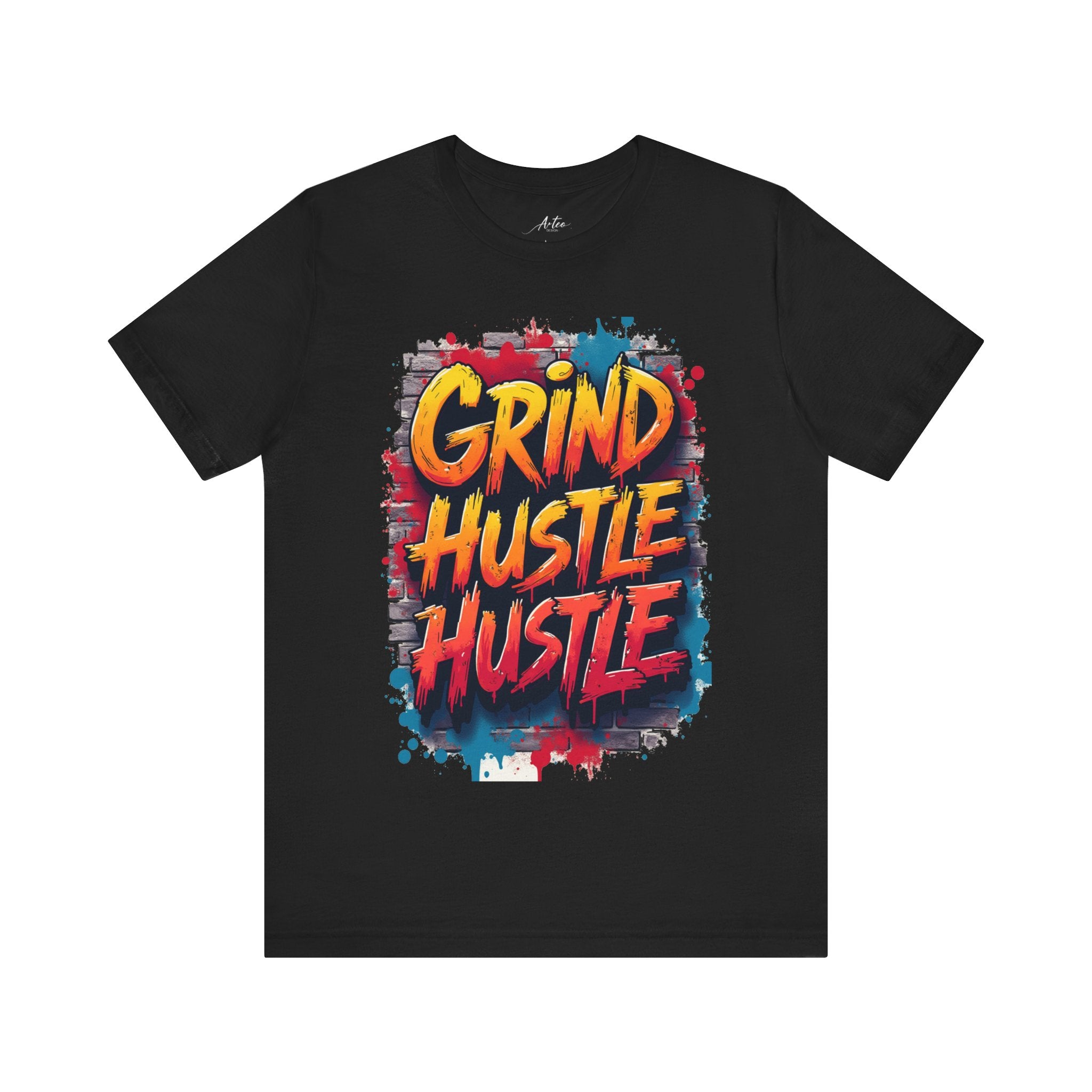 Grind Hustle Hustle T-Shirt – Bold Urban Streetwear Tee