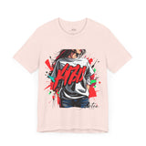 Bold Urban Graffiti Girl T-Shirt – Edgy Street Style Art Tee