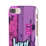 Graffiti Phone Case: Urban Chic for Girls with a Twist - Phone Case by Printify | Unique designs from ArteoDesign