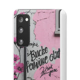 Graffiti Phone Case: Urban Chic with a Feminine Twist - Phone Case by Printify | Unique designs from ArteoDesign