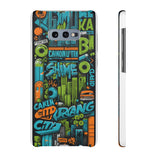 Urban Graffiti Style Phone Case - Cool and Chic for Girls