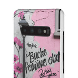 Graffiti Phone Case: Urban Chic with a Feminine Twist - Phone Case by Printify | Unique designs from ArteoDesign