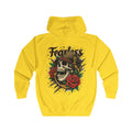Skull & Rose Hoodie - Fearless Tattoo Art Design