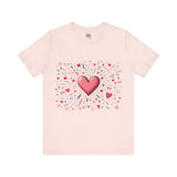 Radiant Heart Graphic T-Shirt - Bold Pink Style