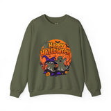 Bat Attack Unisex Sweatshirt - Spooky Halloween Style for All