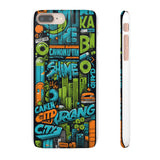 Urban Graffiti Style Phone Case - Cool and Chic for Girls