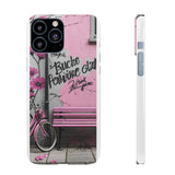 Urban Graffiti Phone Case for Girls - Soft Neon Street Art