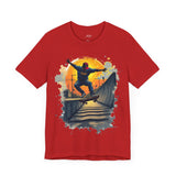 Men's Sunset Skateboarding Graphic T-Shirt - Urban Style