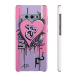 Graffiti Phone Case: Urban Chic for Girls with London Skylin - Phone Case by Printify | Unique designs from ArteoDesign