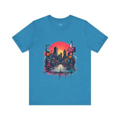 City Pulse Tee - Bold Urban Streetwear Graphic for Women