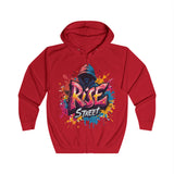 Men's Streetwear Hoodie - Graffiti Art Design