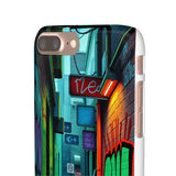 Urban Graffiti Chic: London Skyline Phone Case for Girls - Phone Case by Printify | Unique designs from ArteoDesign