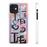 Graffiti Phone Case for Girls: Urban Chic Meets Feminine Sty - Phone Case by Printify | Unique designs from ArteoDesign