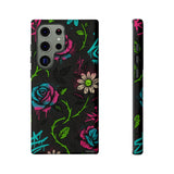 Urban Floral Graffiti Phone Case – Neon Street Art Vibes for iPhone & Samsung