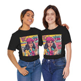 Retro Vibes: Women's Throwback T-Shirts with Bold '80s-'9 - T-Shirt by Printify | Unique designs from ArteoDesign