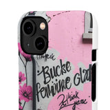 Graffiti Phone Case: Urban Chic with a Feminine Twist - Phone Case by Printify | Unique designs from ArteoDesign