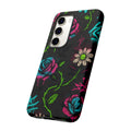 Urban Floral Graffiti Phone Case – Neon Street Art Vibes for iPhone & Samsung