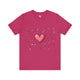 Radiant Heart Graphic T-Shirt in Bold Pink