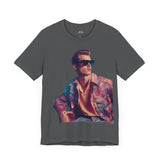 Retro Cool Graphic Tee - Vintage Style Portrait T-Shirt