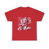 LOVE Graphic Valentine's Day T-Shirt – Romantic Heart Design Tee