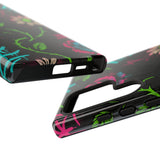 Urban Floral Graffiti Phone Case – Neon Street Art Vibes for iPhone & Samsung