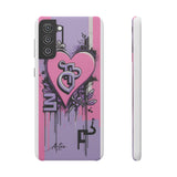 Graffiti Phone Case: Urban Chic for Girls with London Skylin - Phone Case by Printify | Unique designs from ArteoDesign