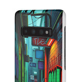 Urban Graffiti Chic: London Skyline Phone Case for Girls - Phone Case by Printify | Unique designs from ArteoDesign