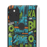 Urban Graffiti Style Phone Case - Cool and Chic for Girls