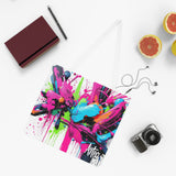 Arteo UK Vibrant Graffiti Splash Tote Bag – Urban Street-Style Design