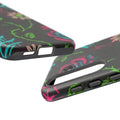 Urban Floral Graffiti Phone Case – Neon Street Art Vibes for iPhone & Samsung