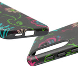 Urban Floral Graffiti Phone Case – Neon Street Art Vibes for iPhone & Samsung
