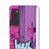 Graffiti Phone Case: Urban Chic for Girls with a Twist - Phone Case by Printify | Unique designs from ArteoDesign