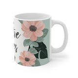 "Positive Vibes Only" Floral Mug – Inspiring and Stylish Drinkware