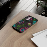 Urban Floral Graffiti Phone Case – Neon Street Art Vibes for iPhone & Samsung