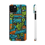 Urban Graffiti Style Phone Case - Cool and Chic for Girls