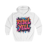 Women’s Rebel Yell Graffiti Hoodie - Bold Urban Streetwear