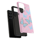 Y2K Butterfly Pink iPhone Case – Glitter Aesthetic