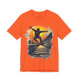 Men's Sunset Skateboarding Graphic T-Shirt - Urban Style