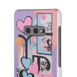 Graffiti Phone Case for Girls: Urban Chic Meets Feminine Sty - Phone Case by Printify | Unique designs from ArteoDesign