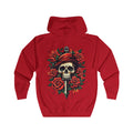 Urban Streetwear Fearless Skull & Roses Tattoo Hoodie