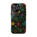 Astrological Zodiac Phone Case – Celestial Graffiti Style