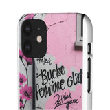 Graffiti Phone Case: Urban Chic with a Feminine Twist - Phone Case by Printify | Unique designs from ArteoDesign