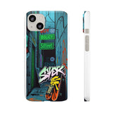 Graffiti-Inspired Phone Case for Girls: Urban Chic Style - Phone Case by Printify | Unique designs from ArteoDesign